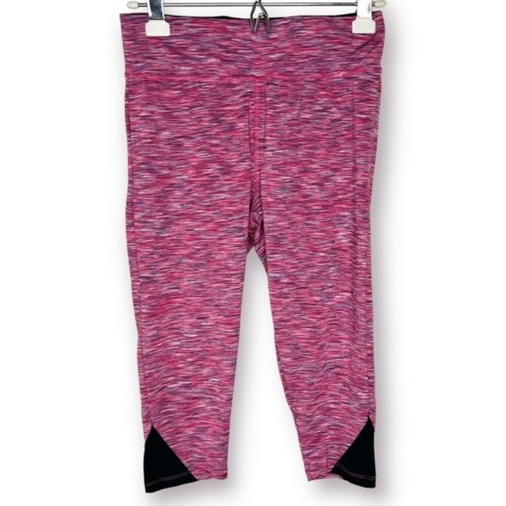 Beverly Hills Polo Club Womens Size Small Stretch Pink Capri Yoga Legging Pants